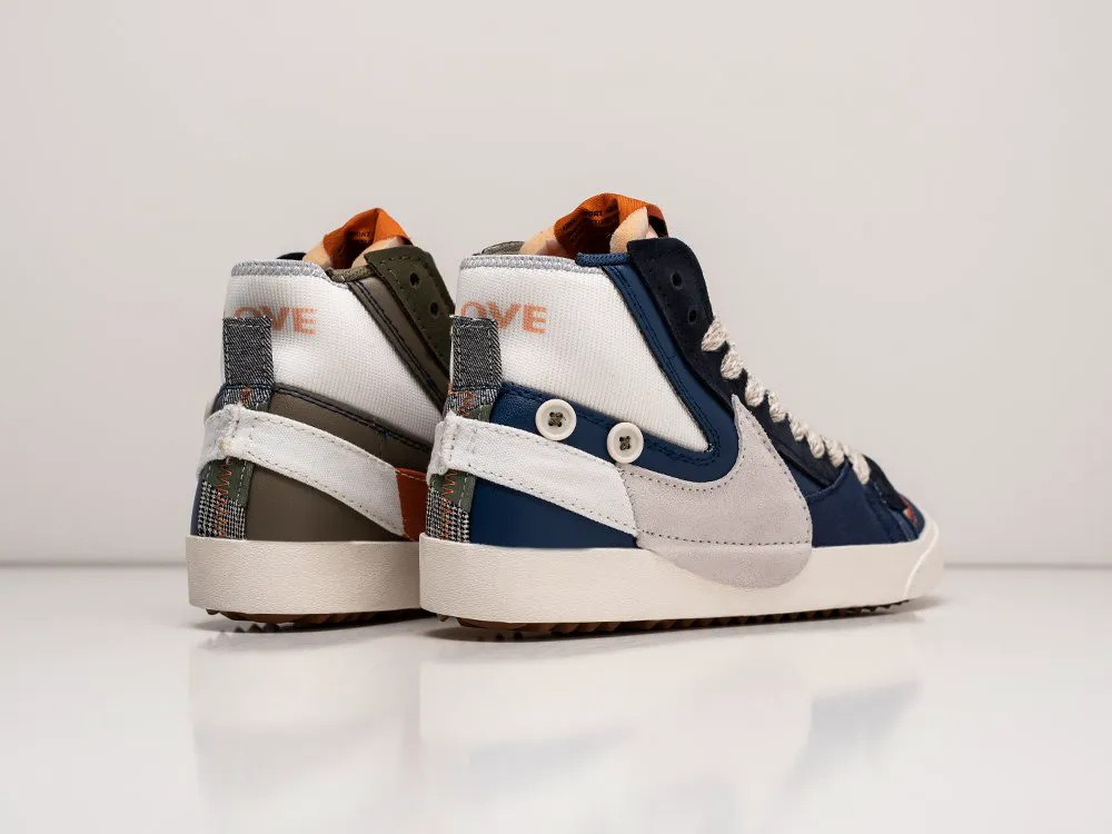 Кроссовки Nike Blazer Mid 77 Jumbo цвет Синий-1