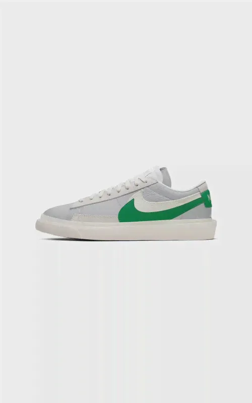 Sacai x Nike Blazer Low "Grey Green/Varsity White"