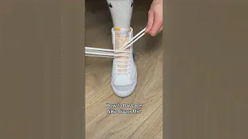 How to Lace Nike Blazer Mid ‘77 🤩👀