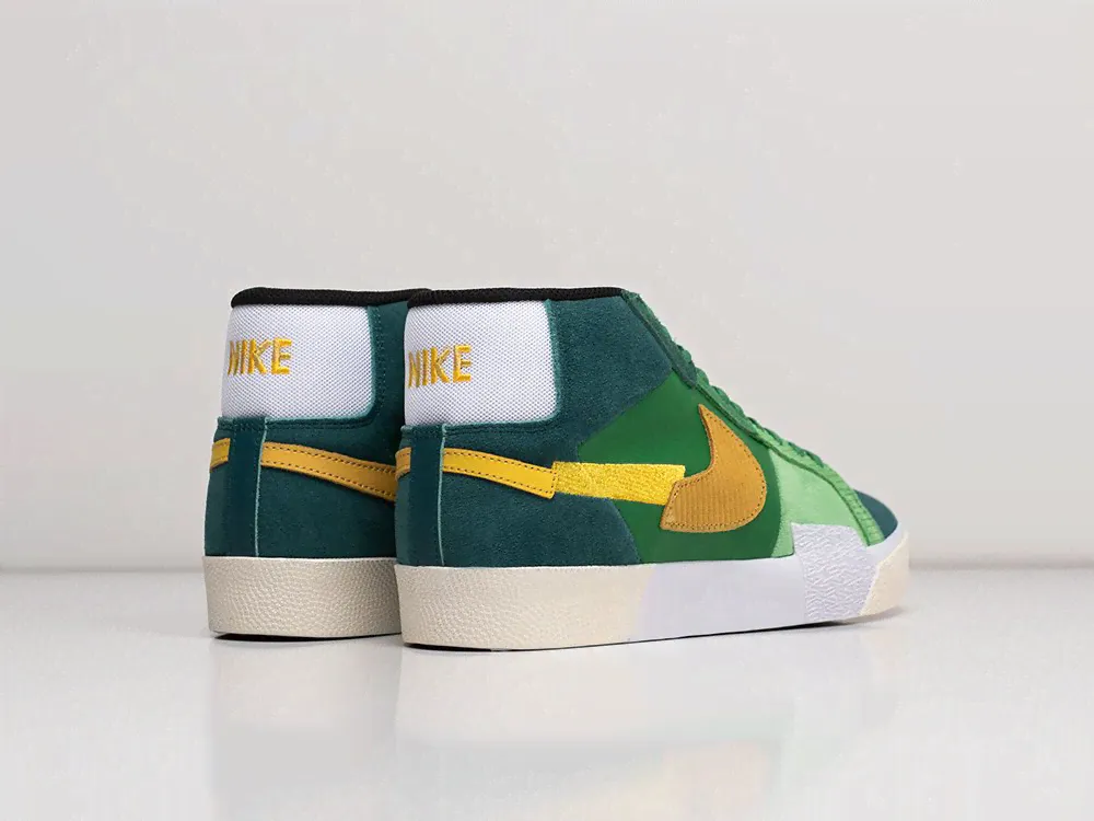 Кроссовки Nike SB Zoom Blazer Mid цвет Зеленый-4