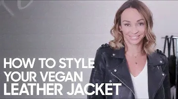 How to Style your Vegan Leather Jacket