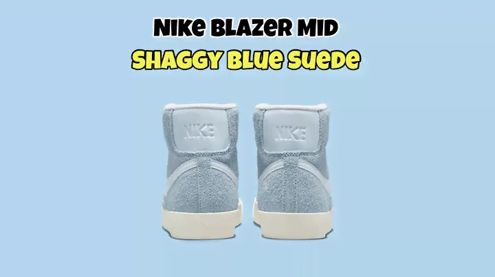 Nike Blazer Mid Shaggy Blue Suede