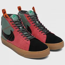 Кроссовки Nike SB Zoom Blazer Mid PRM Acclimate Pack jade smoke/black