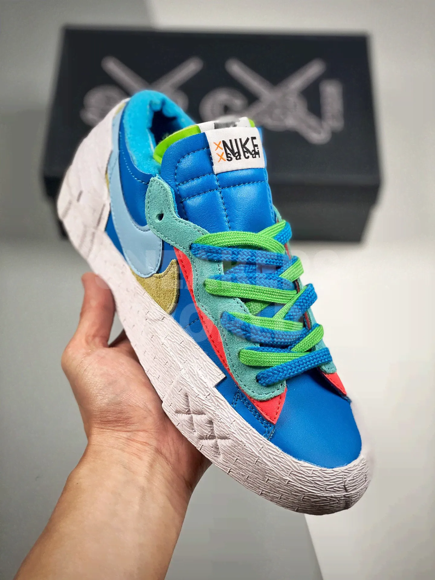 Nike Blazer Low Sacai Kaws Blue