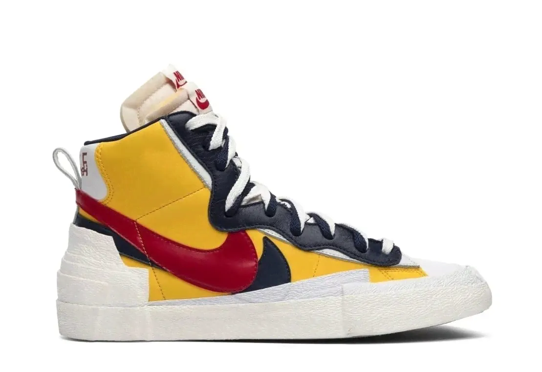 Кроссовки Nike Blazer Mid x Sacai Maize Navy (41-45)-0