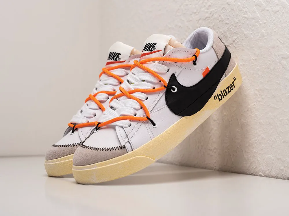 Кроссовки OFF White x Nike Blazer Low 77 Jumbo цвет Белый