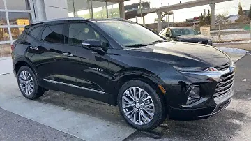 Обзор черного Chevrolet Blazer Premier 2021 года — GSL GM City — Калгари
