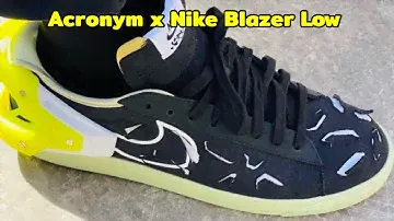 Acronym x Nike Blazer Low DETAILED LOOK and Release Update