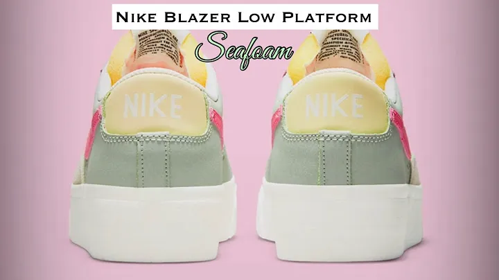 SEAFOAM 2021 Nike Blazer Low Platform DETAILED LOOK
