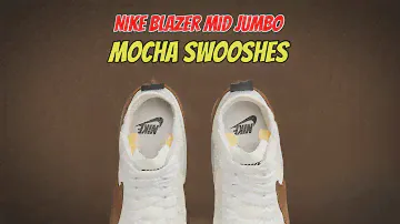 Nike Blazer Mid Jumbo Mocha Swooshes