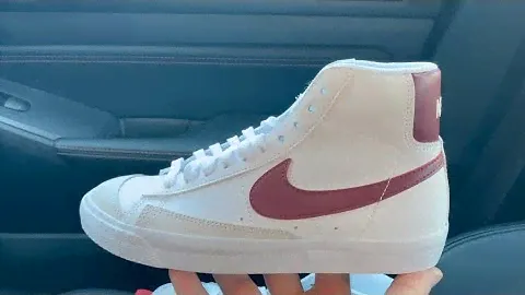 Nike Blazer Mid 77 White Team Red shoes