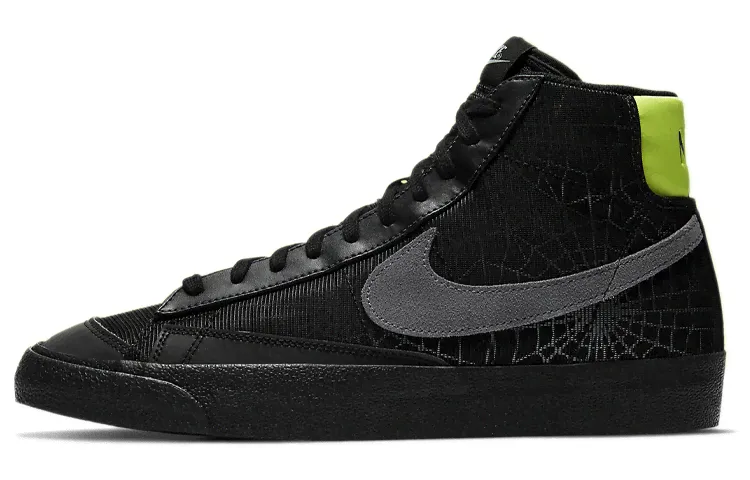 Nike Blazer "Spider Web" Spider Web casual mid-top sneakers men's Black-0