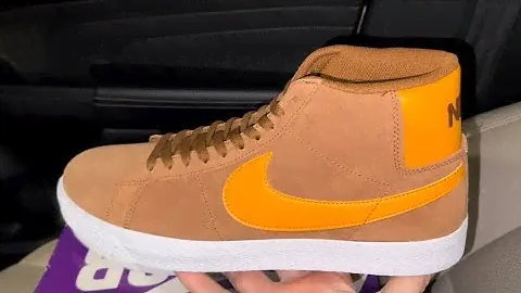 Nike SB Zoom Blazer Mid Pecan Light Curry shoes
