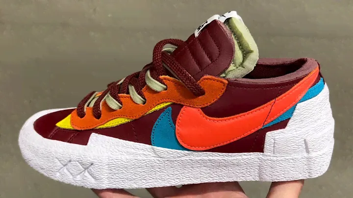 Nike Blazer Low Sacai Kaws Red Shoes