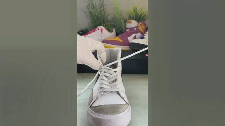 HOW TO LACE Nike Blazer (BEST WAY) 🔥👟