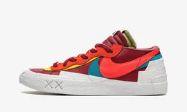Sacai Blazer Low "KAWS Red"