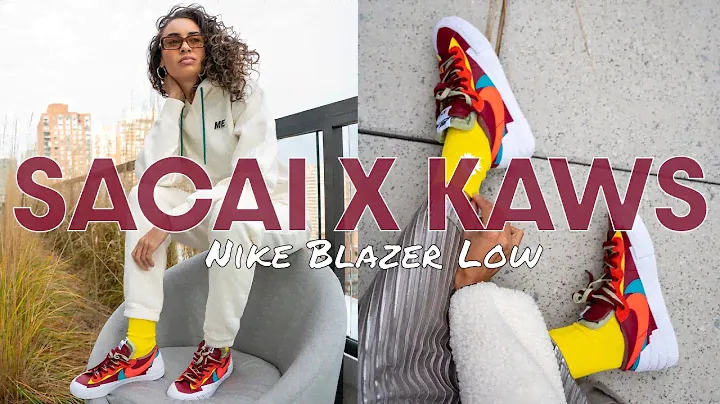 SACAI x KAWS x NIKE BLAZER LOW TEAM RED On Foot Review and How to Style