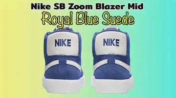 ROYAL BLUE SUEDE Nike SB Zoom Blazer Mid