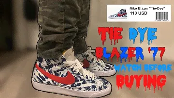 Nike Blazer '77 "Tie- Dye" 2020 ON FEET REVIEW, Watch before you buy, is it worth it?