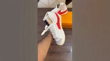 NIKE BLAZER JUMBO PREMIUM SHOES.WHITE/RED #demand #collection #premium #new #shoes #nike